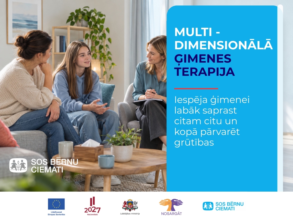 Desmit Latvijas pašvaldībās(tostarp Kuldīgā) ievieš jaunu ģimenes terapijas pakalpojumu – atbalstu saņems 160 jaunieši un viņu ģimenes